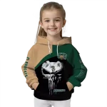 ohio bobcats skull punisher tan black hoodie best selling