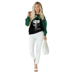 ohio bobcats skull punisher tan black hoodie best selling