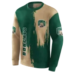 ohio bobcats splatter effect green hoodie best selling