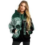 ohio bobcats sugar skull green black hoodie best selling
