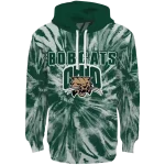 ohio bobcats tie dye pattern green hoodie best selling