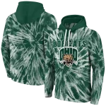 ohio bobcats tie dye pattern green hoodie best selling