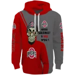 ohio state buckeyes achmed skull scarlet hoodie best selling