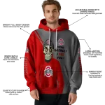 ohio state buckeyes achmed skull scarlet hoodie best selling