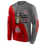 ohio state buckeyes achmed skull scarlet hoodie best selling