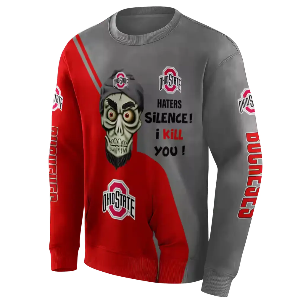 ohio state buckeyes achmed skull scarlet hoodie new arrival ohio state buckeyes achmed skull scarlet hoodie new arrival