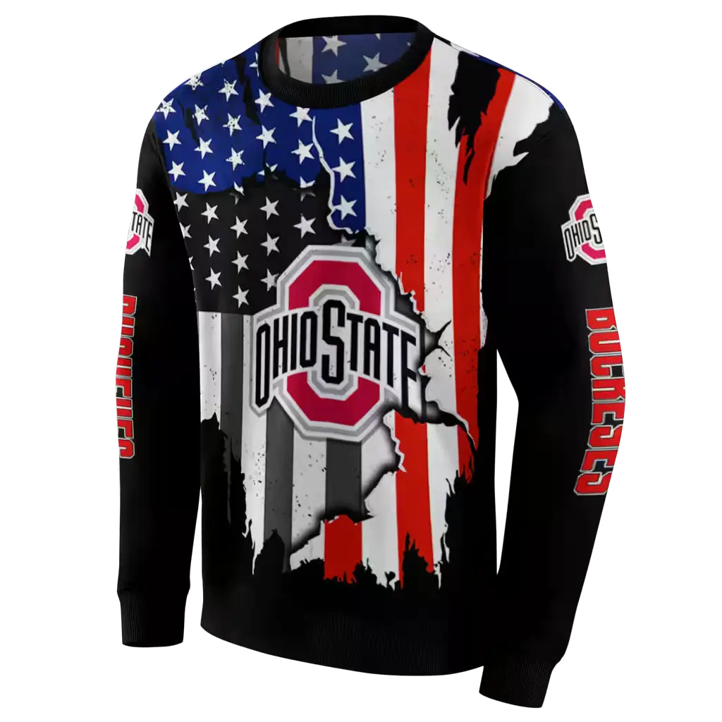 ohio state buckeyes american pride black hoodie new arrival ohio state buckeyes american pride black hoodie new arrival