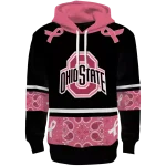 ohio state buckeyes awareness ribbon black pink hoodie best selling