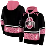 ohio state buckeyes awareness ribbon black pink hoodie best selling