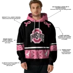 ohio state buckeyes awareness ribbon black pink hoodie best selling