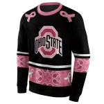 ohio state buckeyes awareness ribbon black pink hoodie best selling