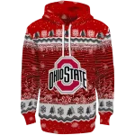 ohio state buckeyes christmas trees scarlet hoodie best selling