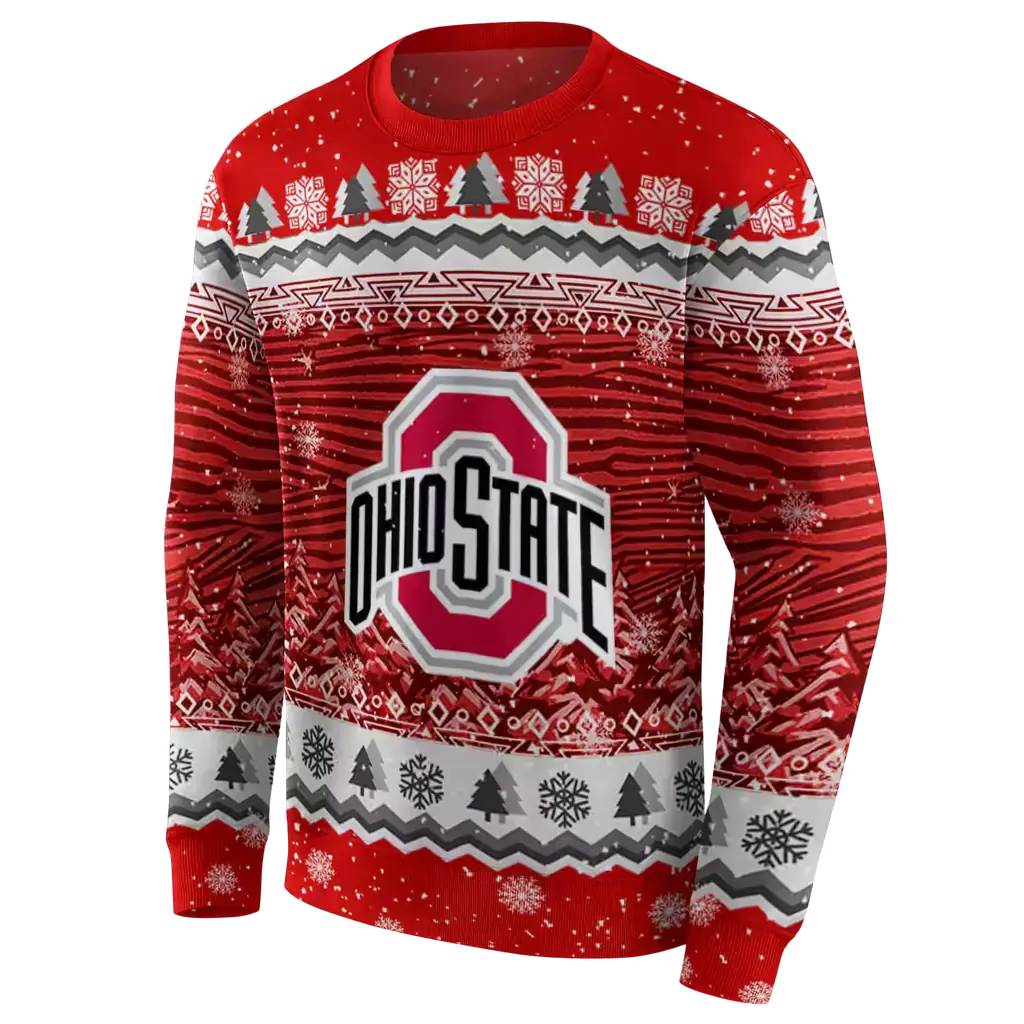 ohio state buckeyes christmas trees scarlet hoodie new arrival ohio state buckeyes christmas trees scarlet hoodie new arrival