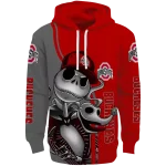 ohio state buckeyes jack skellington scarlet hoodie best selling