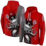 ohio state buckeyes jack skellington scarlet hoodie best selling
