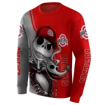 ohio state buckeyes jack skellington scarlet hoodie best selling