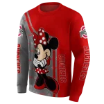ohio state buckeyes minnie mouse scarlet hoodie best selling