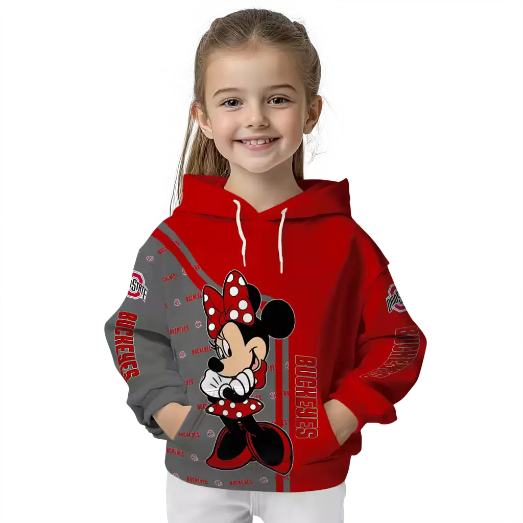 ohio state buckeyes minnie mouse scarlet hoodie top rated ohio state buckeyes minnie mouse scarlet hoodie top rated