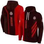 ohio state buckeyes monogram pattern scarlet hoodie best selling