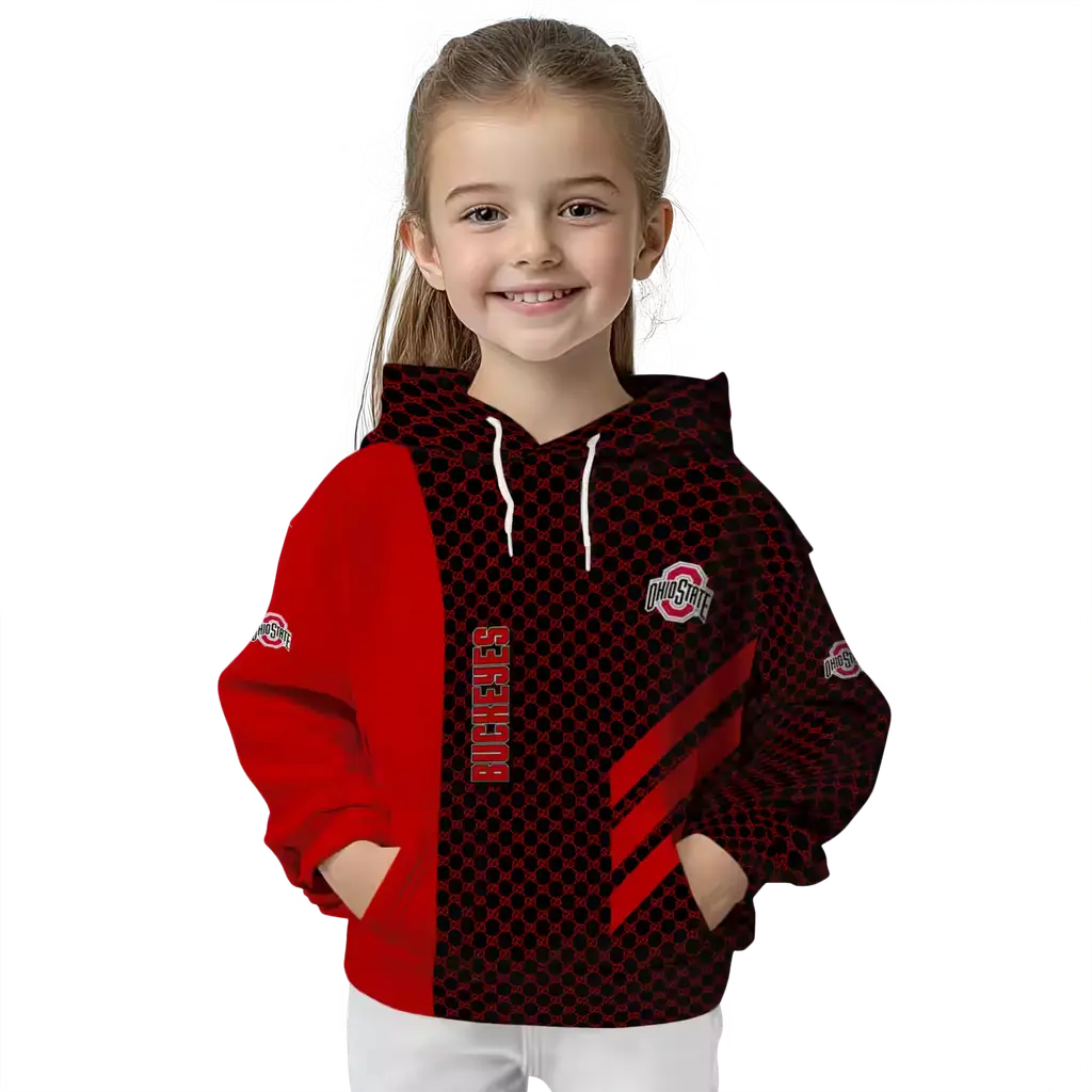 ohio state buckeyes monogram pattern scarlet hoodie top rated ohio state buckeyes monogram pattern scarlet hoodie top rated