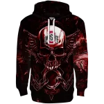 ohio state buckeyes skull artwork scarlet black hoodie best selling
