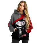 ohio state buckeyes skull punisher gray black hoodie best selling