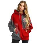 ohio state buckeyes splatter effect scarlet hoodie best selling