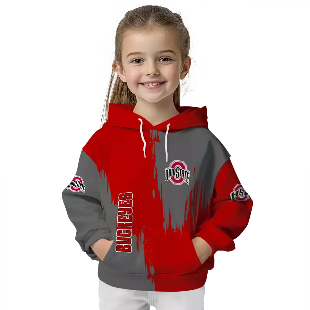 ohio state buckeyes splatter effect scarlet hoodie top rated ohio state buckeyes splatter effect scarlet hoodie top rated