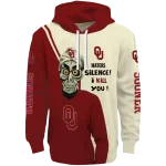 oklahoma sooners achmed skull crimson hoodie best selling