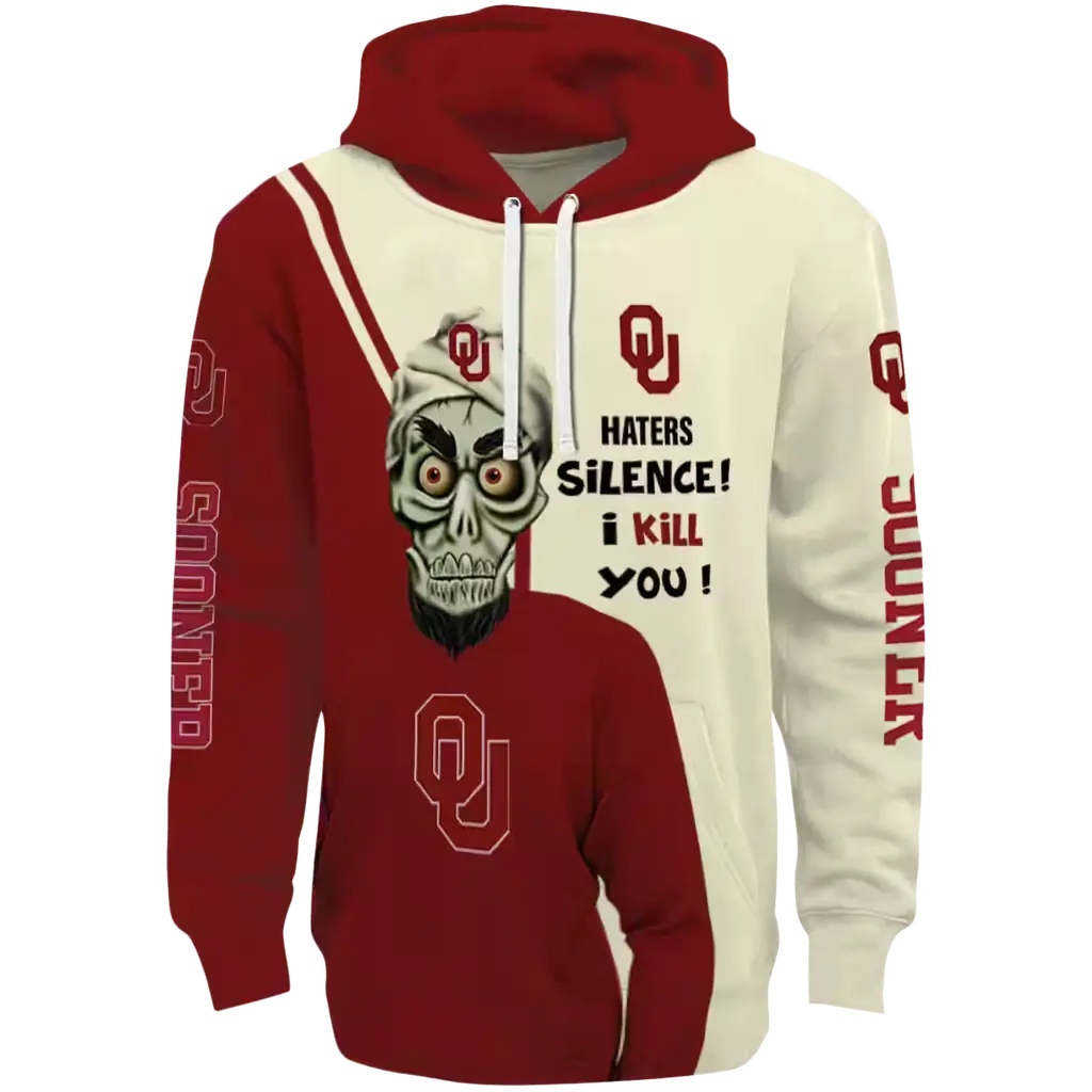oklahoma sooners achmed skull crimson hoodie best selling oklahoma sooners achmed skull crimson hoodie best selling
