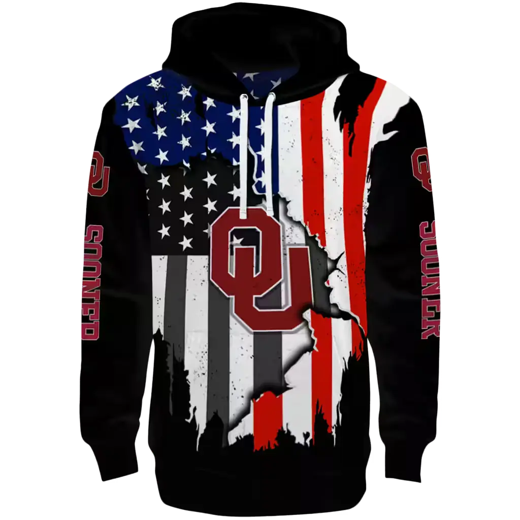 oklahoma sooners american pride black hoodie best selling oklahoma sooners american pride black hoodie best selling