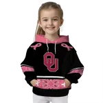 oklahoma sooners awareness ribbon black pink hoodie best selling