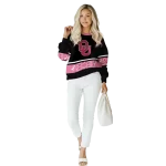 oklahoma sooners awareness ribbon black pink hoodie best selling
