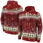 oklahoma sooners christmas trees crimson hoodie best selling