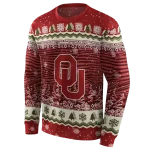 oklahoma sooners christmas trees crimson hoodie best selling