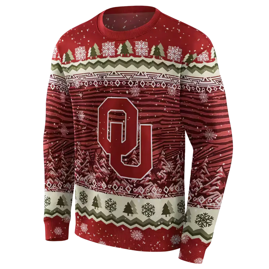 oklahoma sooners christmas trees crimson hoodie new arrival oklahoma sooners christmas trees crimson hoodie new arrival