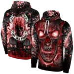 oklahoma sooners demonic skull crimson black hoodie best selling
