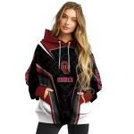 oklahoma sooners futuristic pattern crimson black hoodie best selling