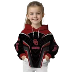 oklahoma sooners futuristic pattern crimson black hoodie best selling