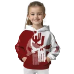 oklahoma sooners graphic punisher crimson white hoodie best selling