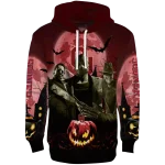 oklahoma sooners halloween vibes crimson black hoodie best selling