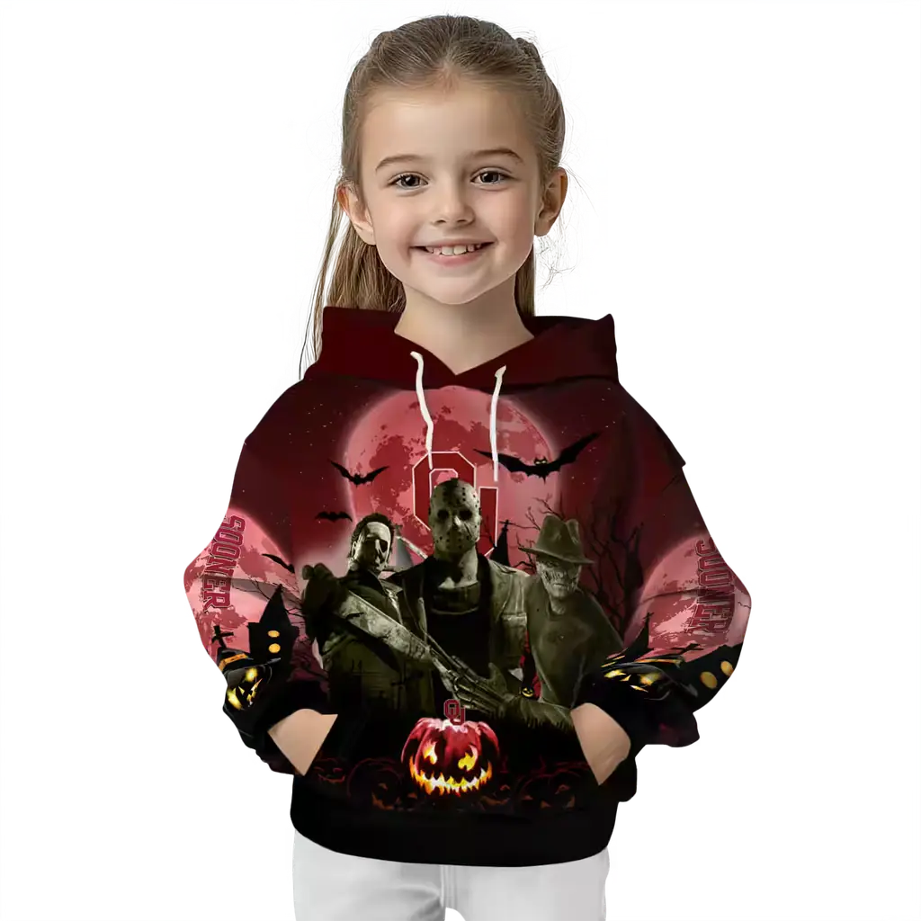 oklahoma sooners halloween vibes crimson black hoodie top rated oklahoma sooners halloween vibes crimson black hoodie top rated