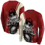 oklahoma sooners jack skellington crimson hoodie best selling