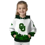 oklahoma sooners lucky motif white green hoodie best selling