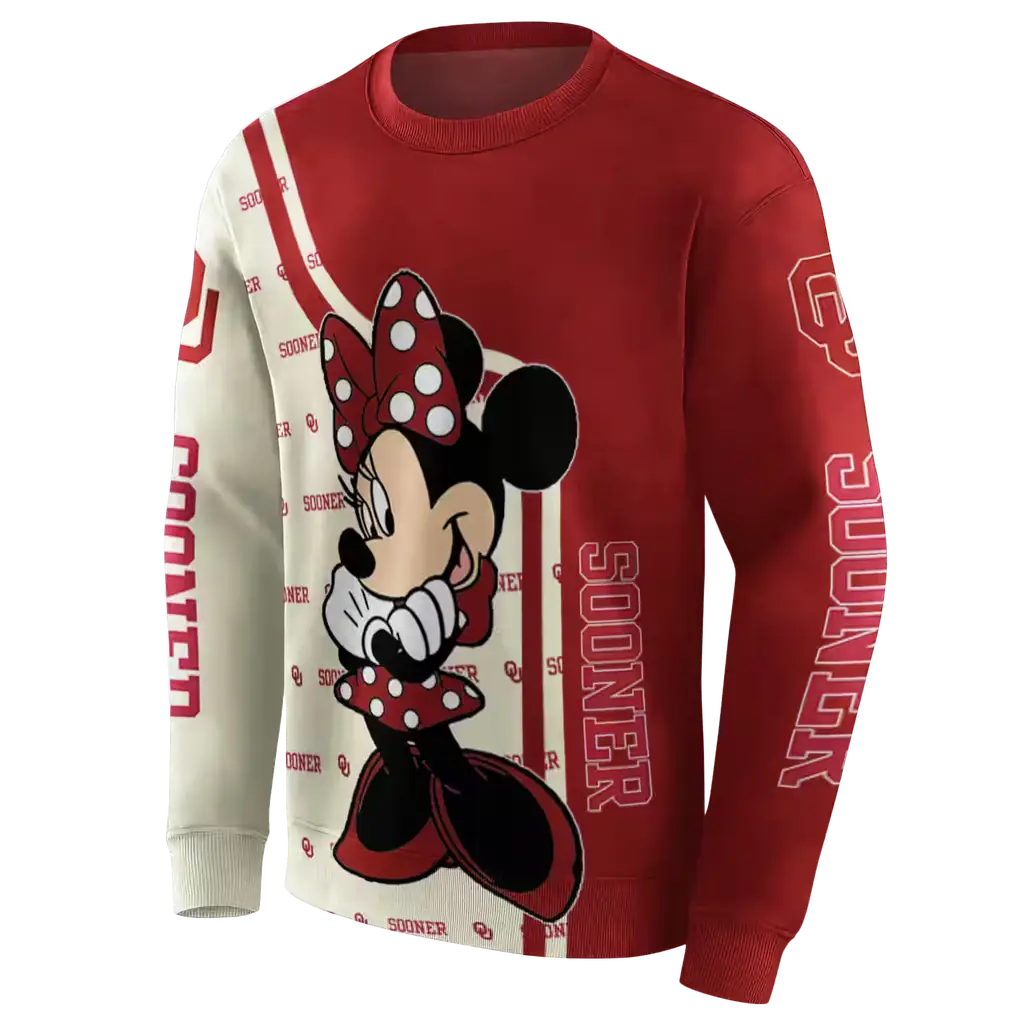 oklahoma sooners minnie mouse crimson hoodie new arrival oklahoma sooners minnie mouse crimson hoodie new arrival