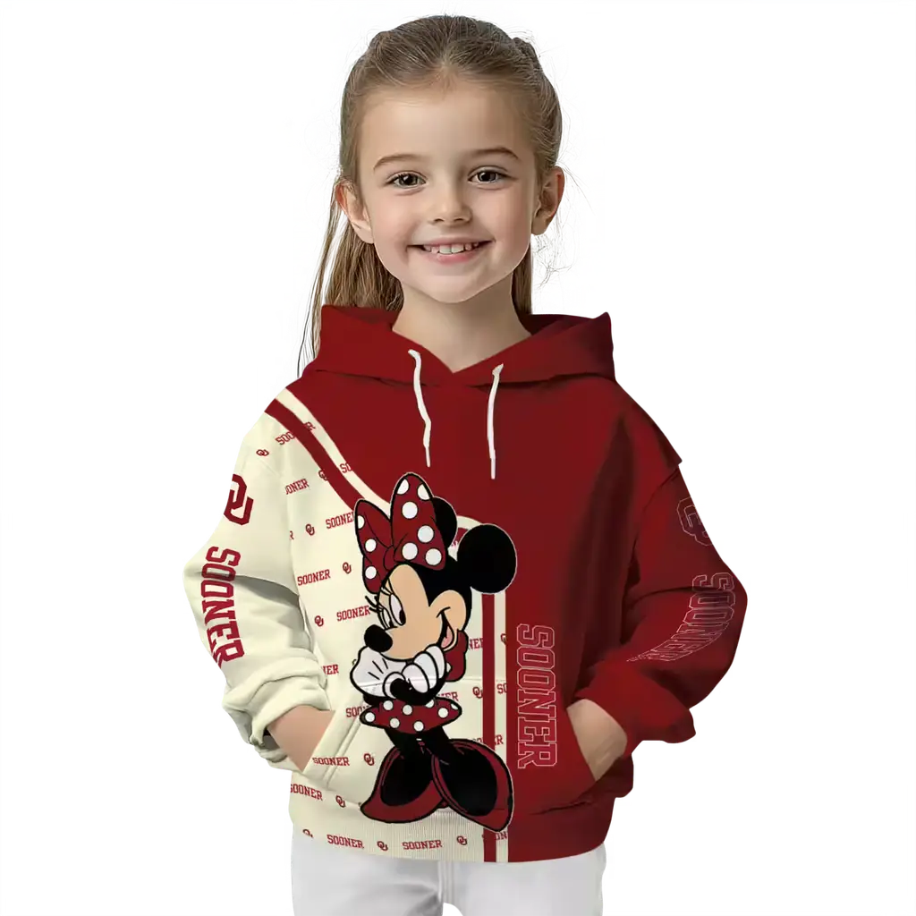 oklahoma sooners minnie mouse crimson hoodie top rated oklahoma sooners minnie mouse crimson hoodie top rated