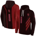 oklahoma sooners monogram pattern crimson hoodie best selling