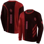 oklahoma sooners monogram pattern crimson hoodie best selling