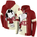 oklahoma sooners playful snoopy crimson hoodie best selling