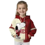 oklahoma sooners playful snoopy crimson hoodie best selling